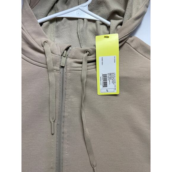 All In Motion Beige Full Zip Hoodie - Size L - NWT - Picture 6 of 6